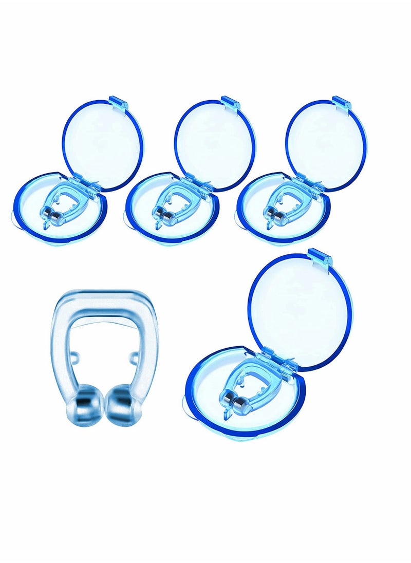 SYOSI - Snore Stopper Clipple Anti Snoring Device Silicone Nose Clip Magnetic Nasal Dilator Provide The Effective Solution to Stop 4PCS - Image 1