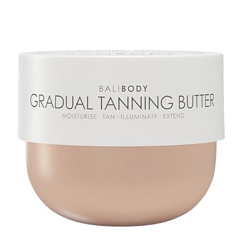 Bali Body Gradual Tanning Butter Self Tanner Body Butter for a Natural StreakFree Self Tan Buildable Glow Sunless Tanner CrueltyFree NonToxic 200 ml676 fl oz - Image 1