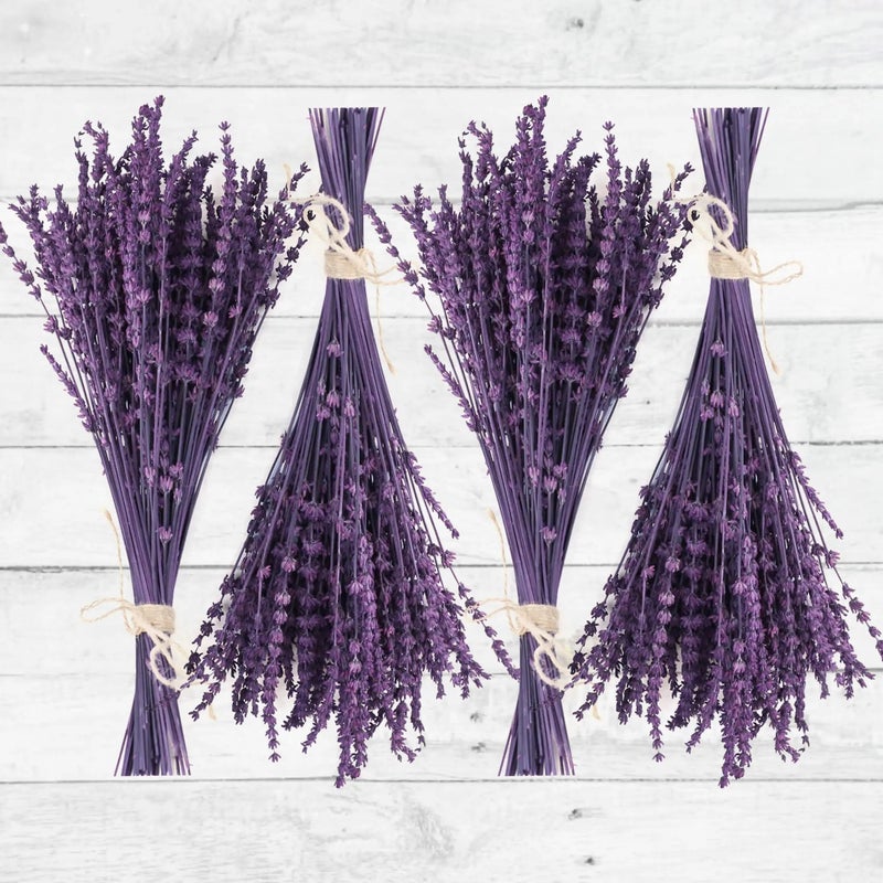 Bluejw G10 Lavender Soap Gift Set: Natural Dried Lavender Bunches, Handmade Soap, & Dried Plants in Gift Box - Easter Decoration, 50cm - Image 3