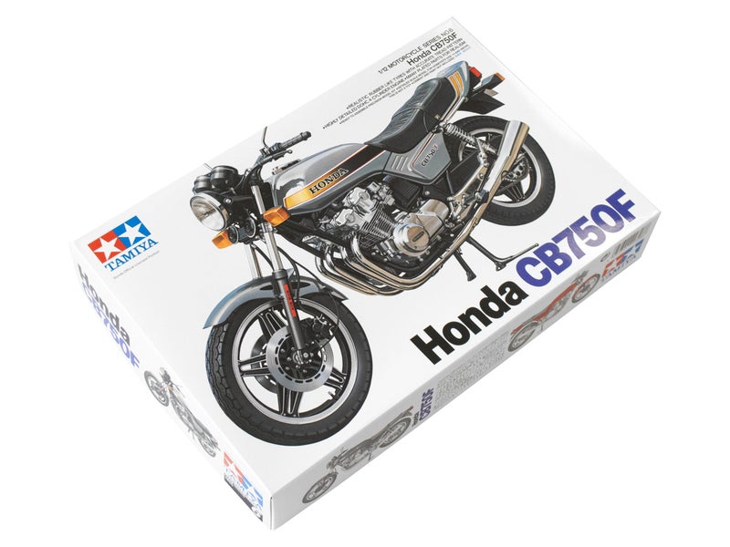 Tamiya Honda CB750F Motorcycle 112 Plastic Model Kit - Image 2