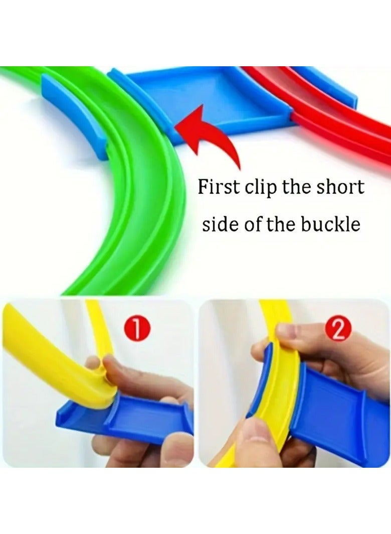 Exotic Jumping House Game Set – 10 Colorful Plastic Rings with 15 Connectors, Fun Indoor & Outdoor Activity for Kids  - Image 4