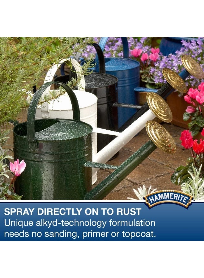 Hammerite 5084782 طلاء معدني: أبيض ناعم 400 مل (بخاخ) - Image 3