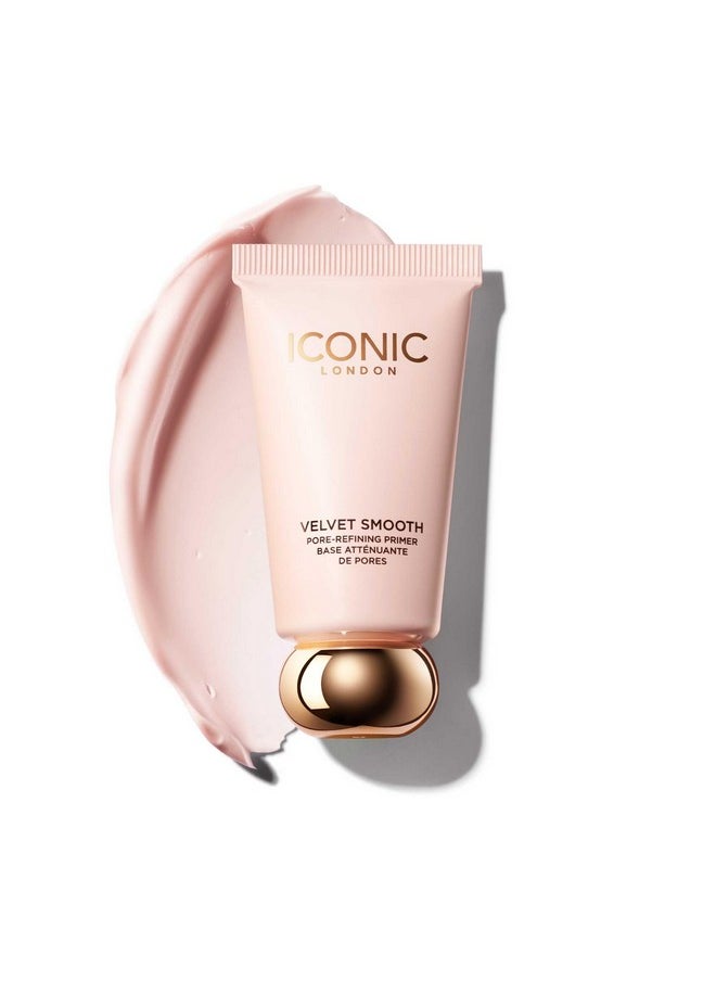 ICONIC LONDON Velvet Smooth Pore-Refining Primer | Whipped, Balmy Primer, Diffuses Pores, Cruelty-Free, Vegan Makeup, 1.01 Fl Oz  - Image 1