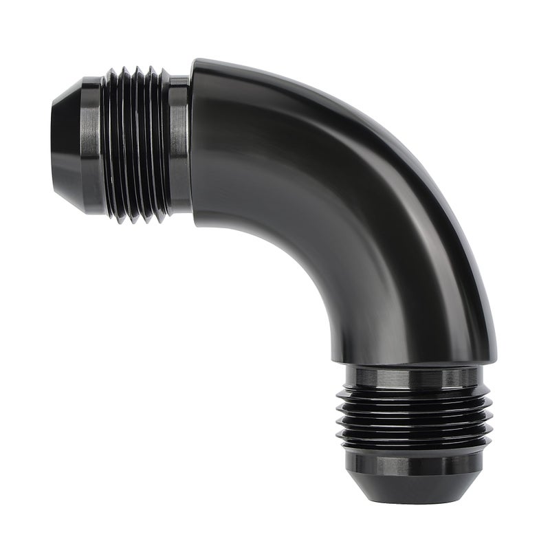 EVIL ENERGY 8AN Male to 8AN Male 90 Degree One Piece Full Flow Swivel Coupler Union Fitting Adapter Aluminum - Image 2