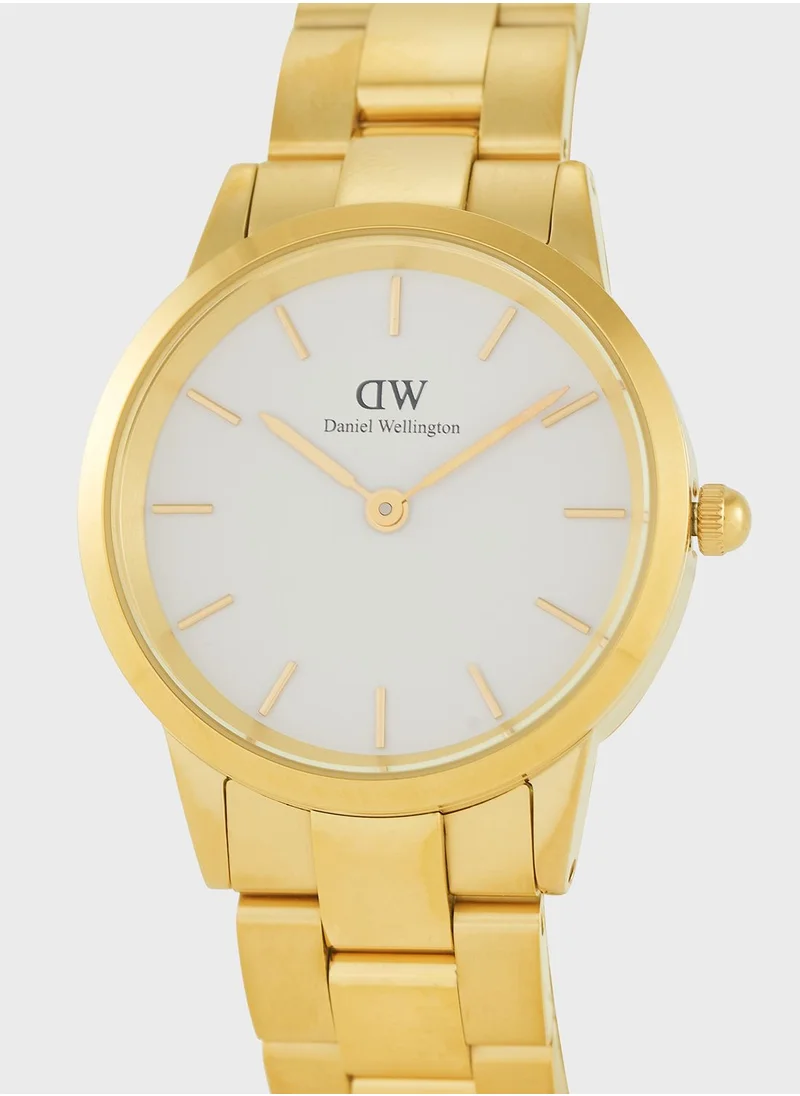 DANIEL WELLINGTON Iconic Steel Strap Analog Watch