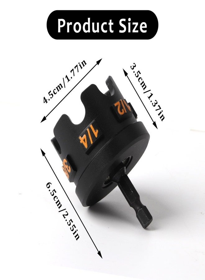Tefola Nut Zipper Drill Attachment for Fast Nut and Bolt Removal, Aluminium Alloy Hex Shank Nut Driver for 1/4", 3/8", and 1/2" Threaded Rods,Fast Nut and Bolt Removal for Conduit Racks,Strut Systems 1 piece - Image 2