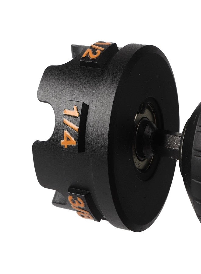 Tefola Nut Zipper Drill Attachment for Fast Nut and Bolt Removal, Aluminium Alloy Hex Shank Nut Driver for 1/4", 3/8", and 1/2" Threaded Rods,Fast Nut and Bolt Removal for Conduit Racks,Strut Systems 1 piece - Image 1