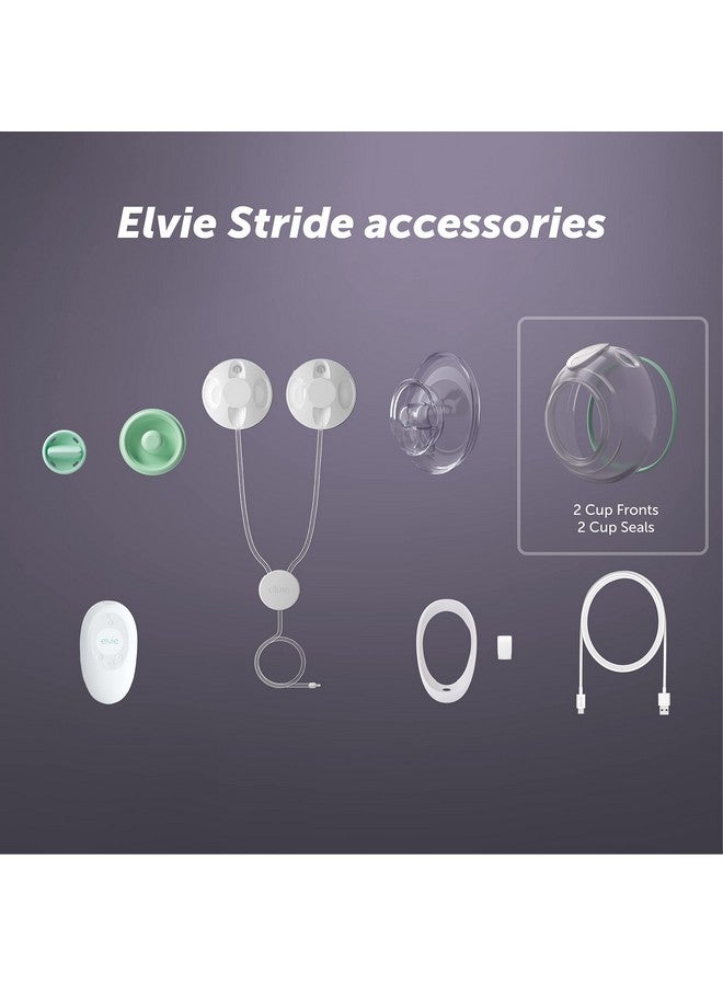 ايلفي أكواب مضخة الثدي Elvie Stride سعة 5 أونصات - آمنة للاستخدام في غسالة الأطباق، مصنوعة من السيليكون الآمن غذائيًا، وخالية من مادة BPA - ملحقات لتخزين حليب الثدي والمضخات - عبوة من قطعتين - Image 3