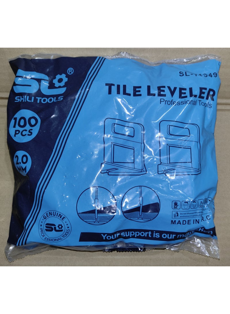 100-piece ceramic spacer clip bag, plastic, 2mm - Image 2