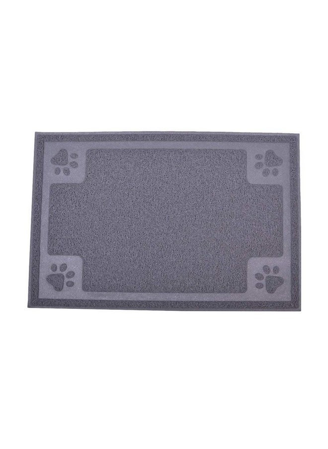 Darkyazi Pet Feeding Mat Large For Dogs And Cats,24"×16" Flexible And Easy To Clean Feeding Mat,Best For Non Slip Waterproof Feeding Mat. (Grey)  - Image 2