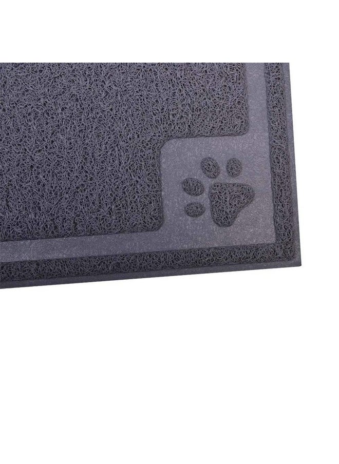 Darkyazi Pet Feeding Mat Large For Dogs And Cats,24"×16" Flexible And Easy To Clean Feeding Mat,Best For Non Slip Waterproof Feeding Mat. (Grey)  - Image 4