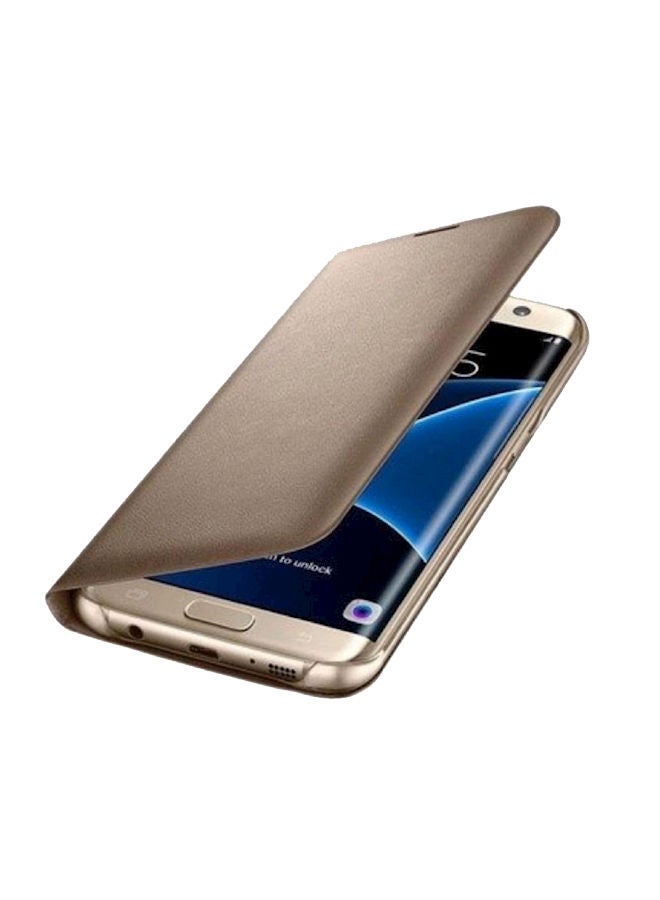 NIBEMINENT Protective Case Cover For Samsung Galaxy S7 Edge Gold