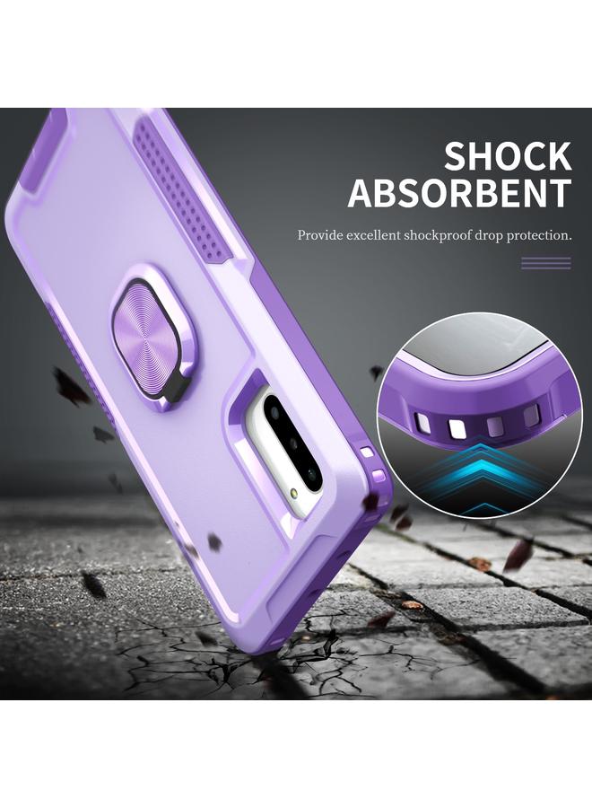 S-TOP Case For Samsung Galaxy Note10 3 in 1 PC + TPU Phone Case with Ring Holder - Image 4