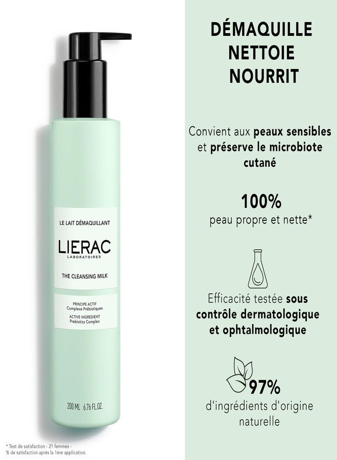 Lierac Demaquillant The Cleansing Milk - Milk Cleanser for Face Makeup Remover, Face Wash, Cleanses - Nourishes, Hydrating & Soothing Cleansing, 200ml - Image 2