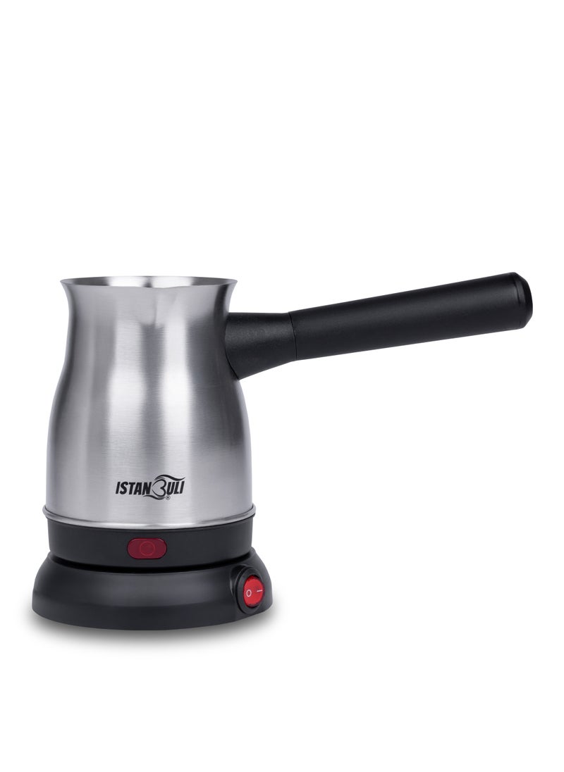istanbuli istanbuli 800w stainless steel turkish coffee maker 360-degree rotation high quality food-grade material for healthy brewing perfect for home and office  - Image 5