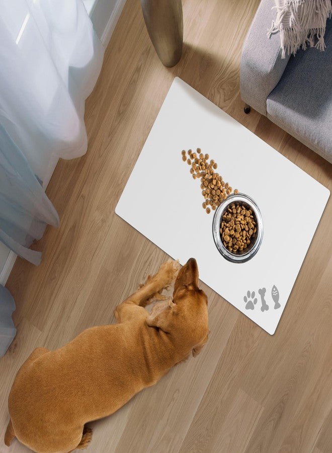 Zalaxt Absorbent Dog Food Mat, No Stains Quick Dry Dog Water Dispenser Mat, Pet Accessories Supplies,Easy Clean Dog Bowl Mat, Multiple Colors, Sizes & Purposes - Image 1