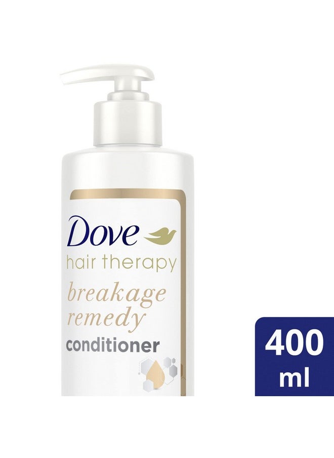 Dove Hair Therapy Conditioner For Damaged Hair Breakage Remedy Hair Conditioner With Nutrient-Lock Serum 13.5 Fl Oz  - Image 2