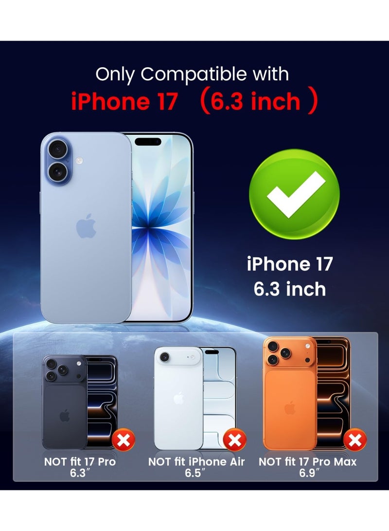 Magnetic for iPhone 17 Case,Comes with Camera Lens Protector,Compatible with Magsafe,Soft TPU Full Protection Slim Smooth Bumper Shockproof Phone Cover Rose Gold - Image 2