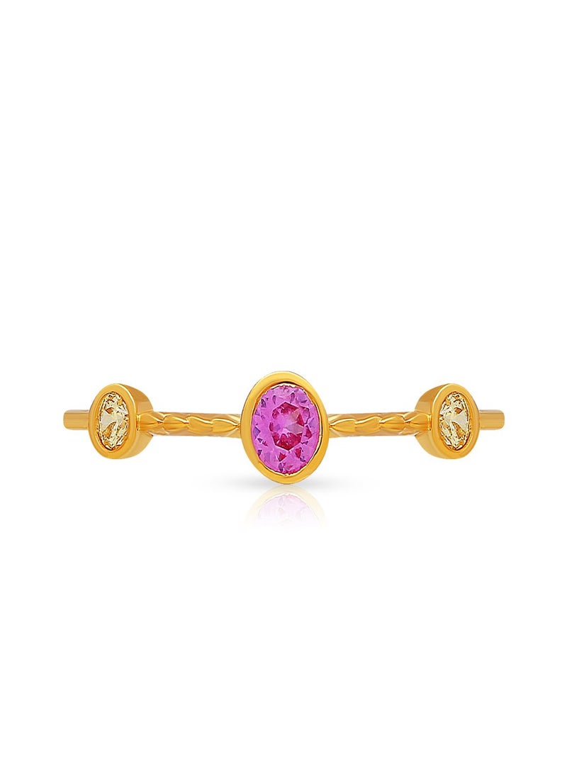 Malabar Gold and Diamonds 22 Karat 916 Purity Yellow Gold Ring for Women DZRN1361 - Image 2