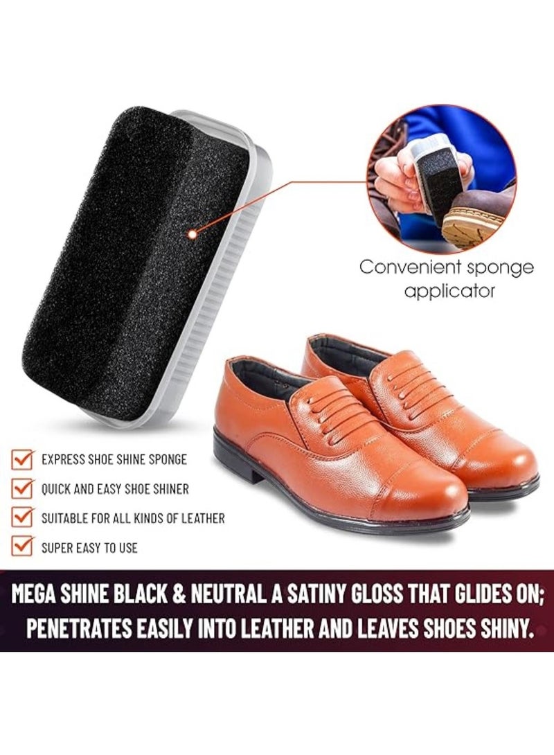 Silver Express Shoe Shine With High Density Foam Neutral - Image 2