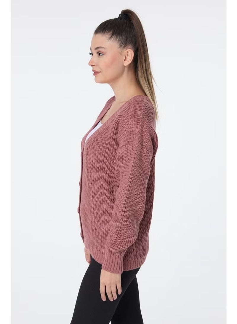 Tofisa 23705-GUL-KURUSU Knitwear Cardigan - Image 3