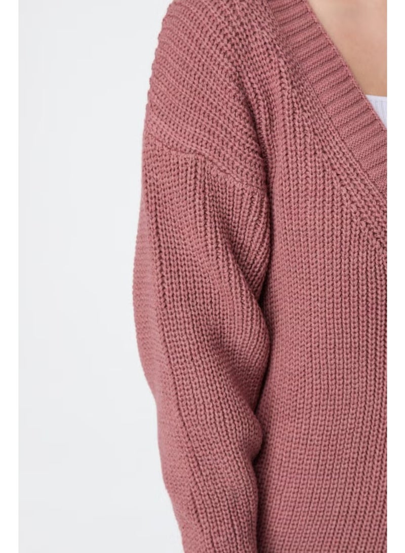 Tofisa 23705-GUL-KURUSU Knitwear Cardigan - Image 4
