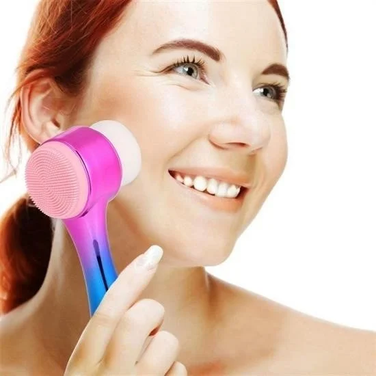 Toptan Bulurum Wholesale Bulurum Dual Function Colorful Skin Facial Cleansing Brush Peeling Massage Effective Pore Cleansing Tool