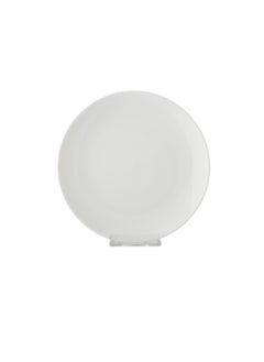 Dania 6 Plain White Flat Porcelain Plates for Buffets, Dining and All Uses, Size 18 cm  - Image 4