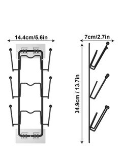 Y&D Punch Free Kitchen Pot Lid Storage Rack  - Image 1