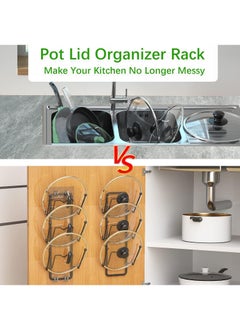 Y&D Punch Free Kitchen Pot Lid Storage Rack  - Image 5