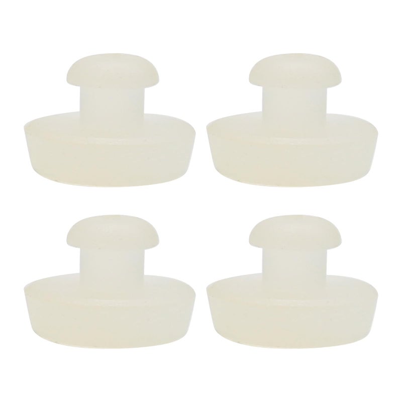 4PCS Brake and Clutch Pedal Stop Pad Replacement for Hyundai Elantra Santa Fe Sonata Kia Optima Sportage3287625004White