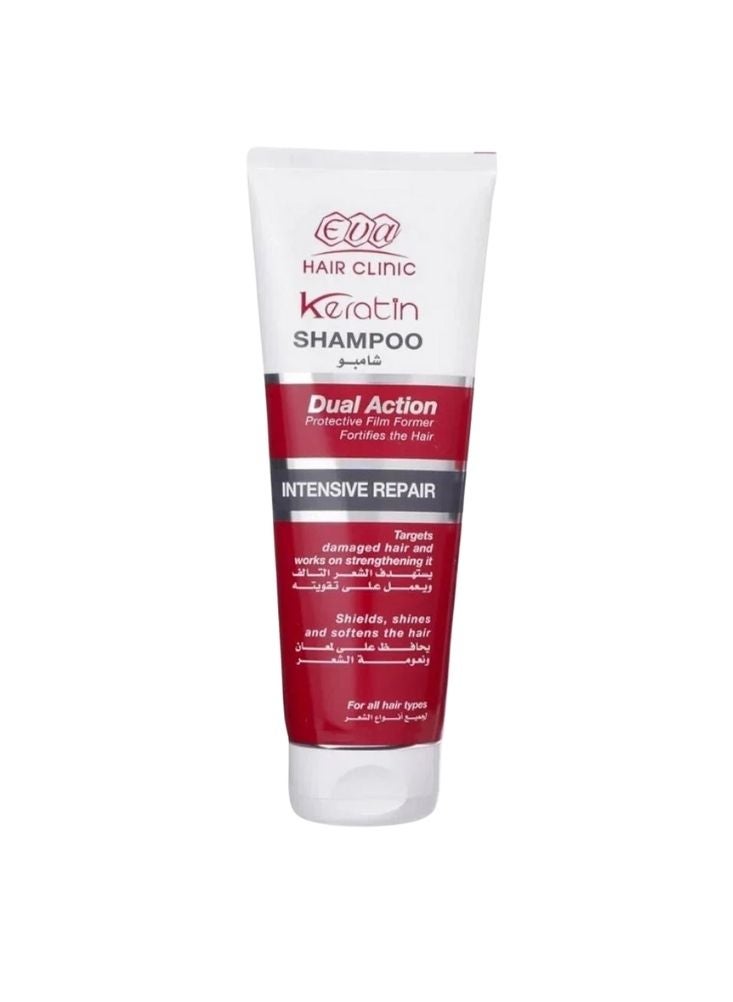 إيفا NYC شامبو إيفا هير كلينيك بالكيراتين لإصلاح الشعر بشكل مكثف - يقوي وينعم الشعر - ٢٠٠ مل - Image 1