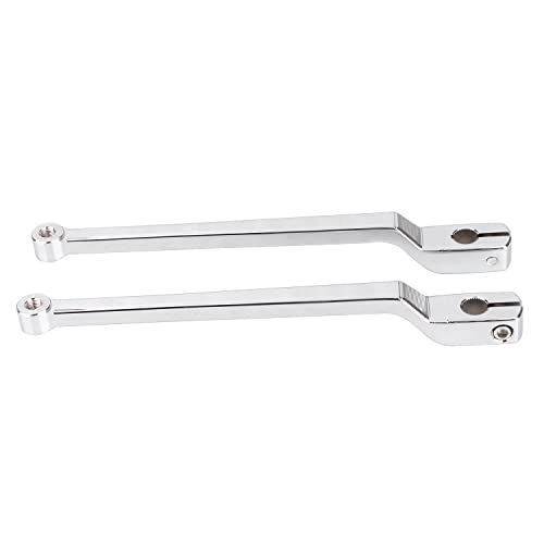 XMMT Chrome 984 Extended Shifter Lever Heel Toe Shift Levers Set Compatible with Harley 1986later FL Softail 1988later Touring FLHFLT and 08Later Trike Models - Image 3