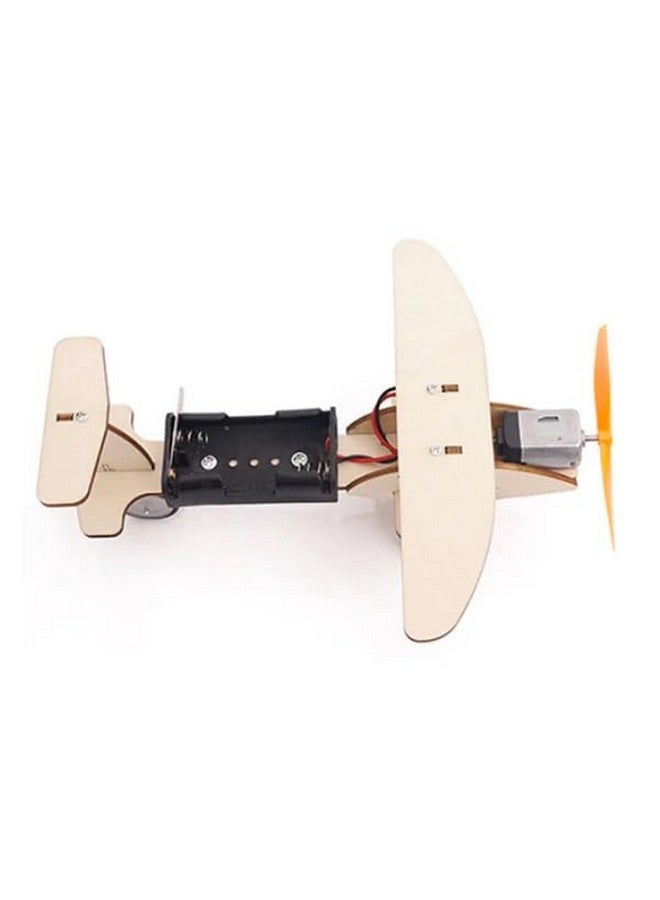 Electrobot DIY STEM Airplane Kit - Build Your Own Wooden Propeller Plane, Educational Science Project for Kids and Hobbyists - Image 2