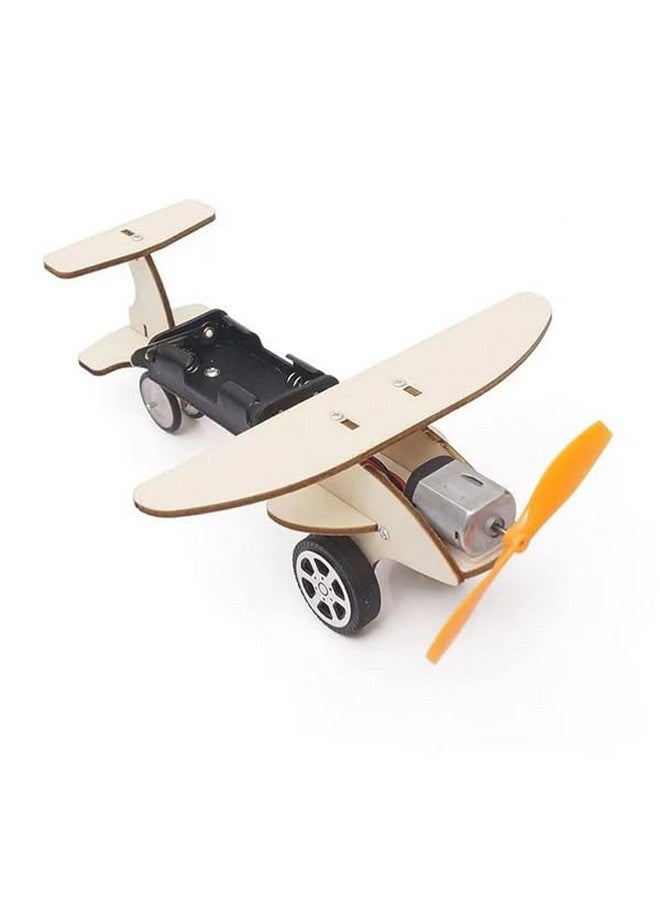 Electrobot DIY STEM Airplane Kit - Build Your Own Wooden Propeller Plane, Educational Science Project for Kids and Hobbyists - Image 3