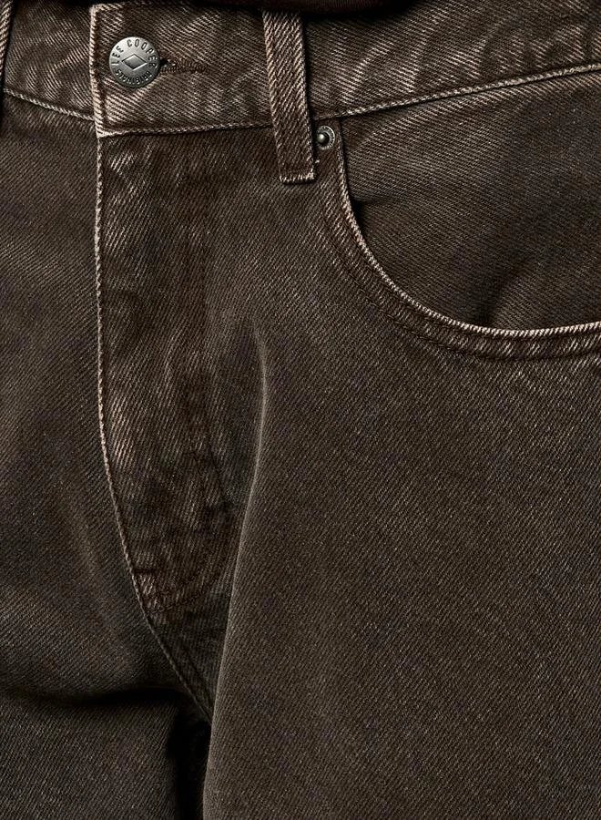 لي كوبر Lee Cooper Men Straight Fit Mid-Rise Jeans