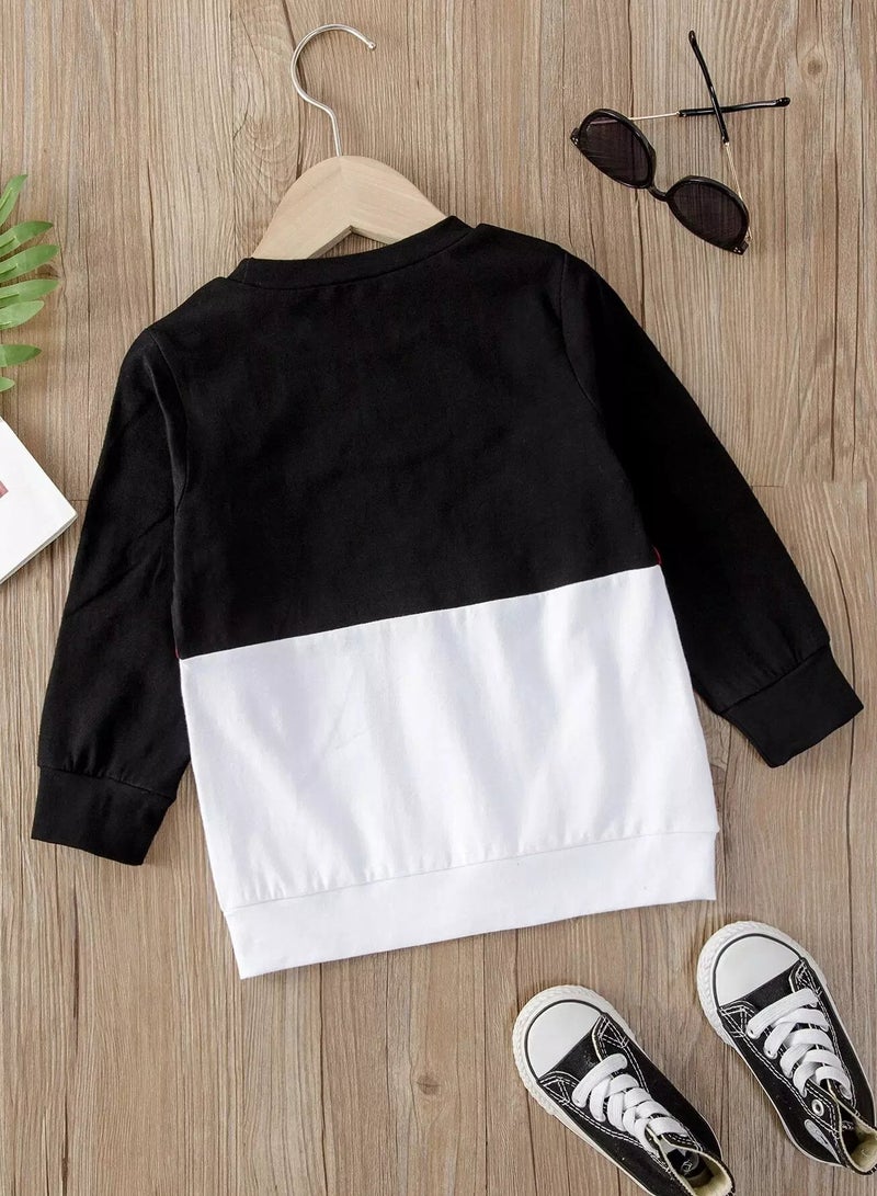 Toddler Boys Cut And Sew Sweatshirt - Image 2