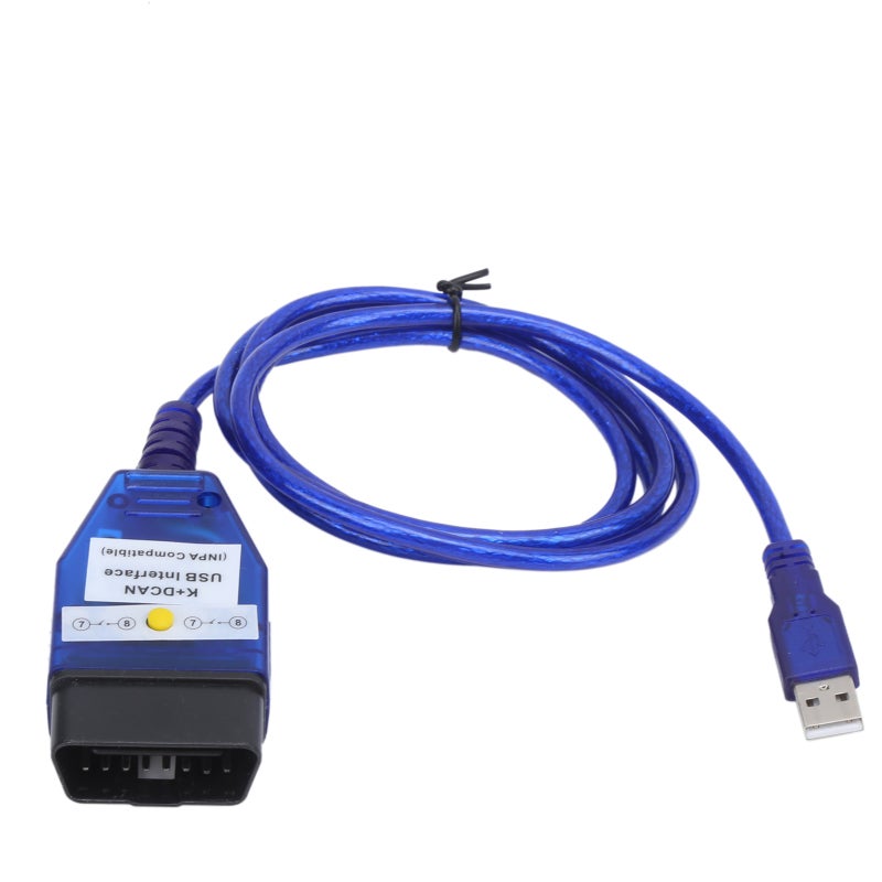 Banana Diagnostic Cable Replacement for 1 Series E81 E82 E83 E87 E88 2004-2011 - Supports Multiple Protocol Operations for Car Diagnosis - USB Cable for Vehicle Error Reading and Deleting - Image 1