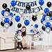 LUDEOU Blue Black Silver Balloon Garland Arch Kit Royal Blue and Black Balloon Silver Balloons for Boy 21th 30th 40th Birthday Retirement Graduation Prom Video Gaming Party Decorations - Image 4