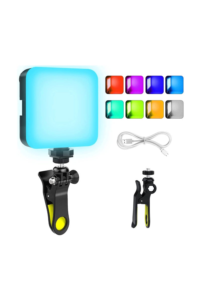 RGB RGB AY-49J Mini LED Video Light with Rechargeable Battery – Full Color Dimmable Photography Lighting, 800 Lumens, CRI 95+, 2500K-9000K Adjustable Color Temperature, Magnetic Back, LCD Display, 3 Cold Shoe Mounts, 1/4” Tripod Thread – Ideal for DSLR, Vlogging, YouTube, Studio  - Image 5