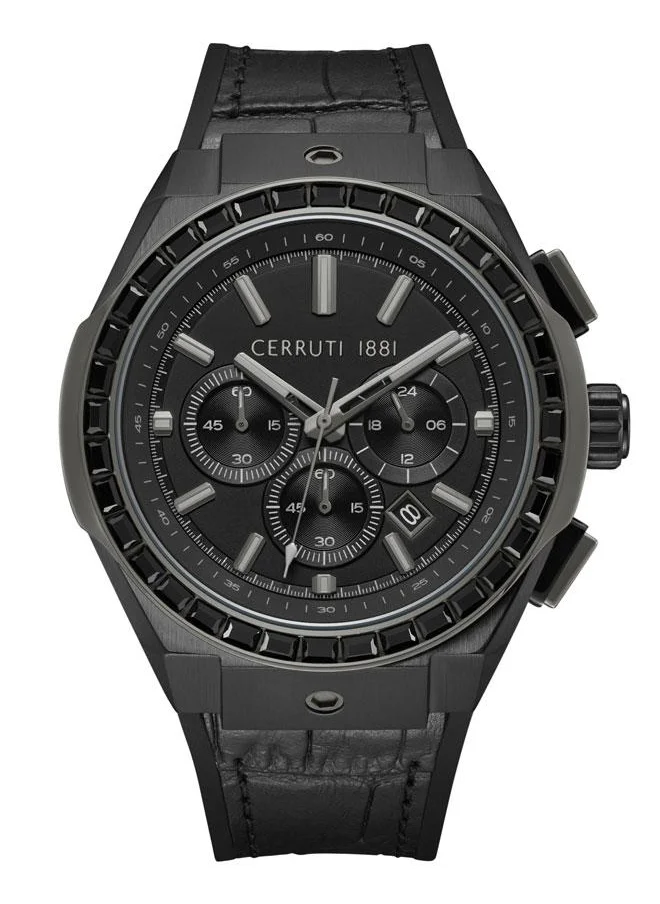 CERRUTI 1881 Cerruti 1881 Gents Black or Gun Black Dial Watch