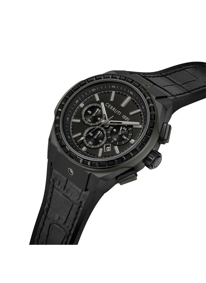 CERRUTI 1881 Cerruti 1881 Gents Black or Gun Black Dial Watch