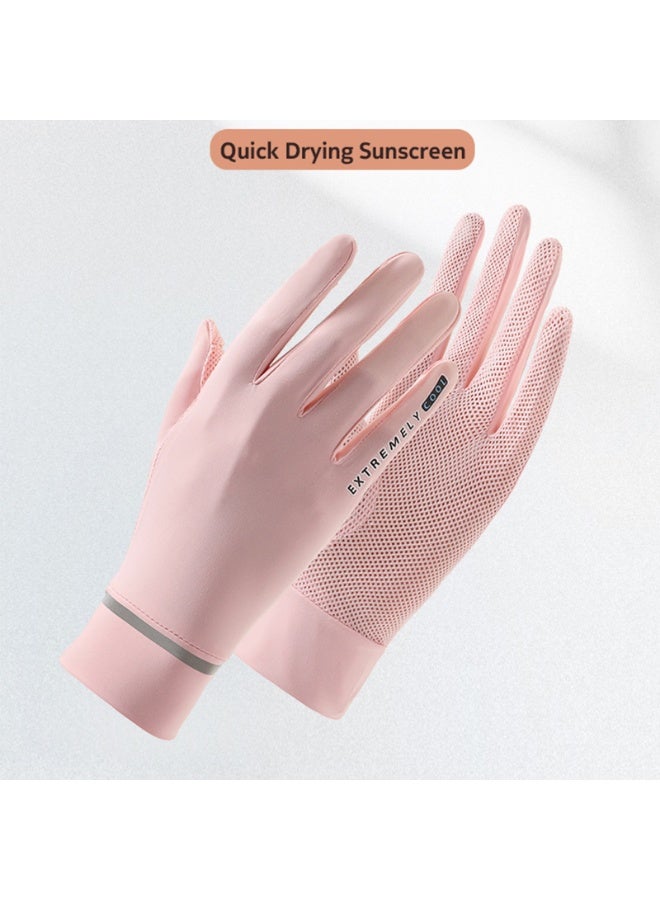 Generic Ice Silk UV Protection Women's Driving Gloves  - Image 2