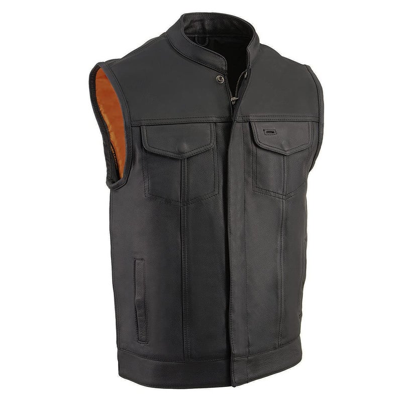 Milwaukee Leather Mens Motorcycle Black 4XLarge