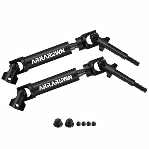 ARRAROWN 2Pcs RC Cars CVD Rear Drive Shaft Replace 6852 Heavy Duty Axles Replacement Parts Compatible with 110 Traxxas SlashRustlerStampedeHoss VXL 4X4 2WD Platinum Ultimate Update Parts - Image 1