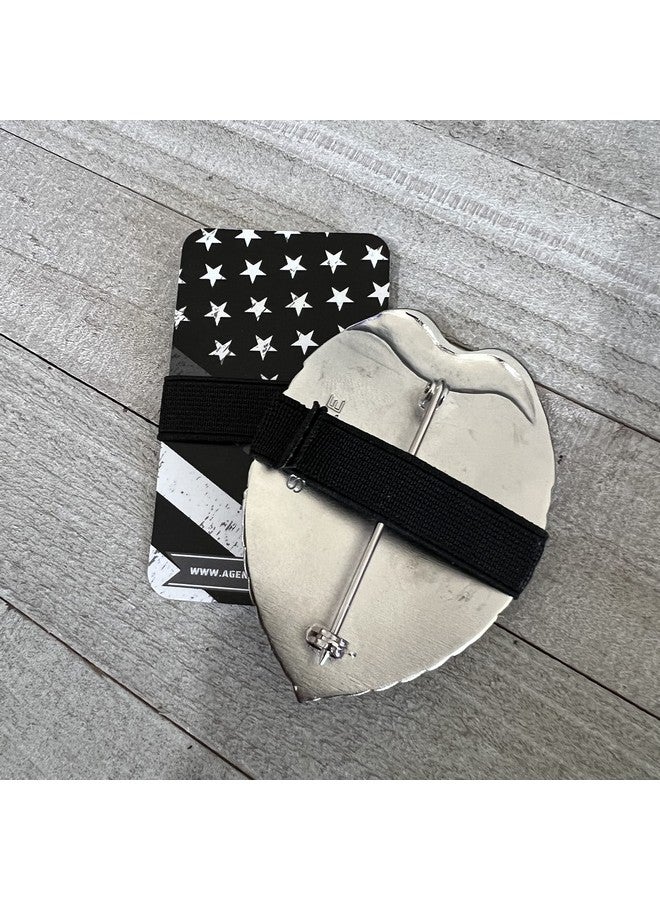 Agent Gear USA Mourning Bands For Badges Black Honor Elastic Cloth Bands For Law Enforcement And First Responders Funeral Functions 2 Pack - Image 5