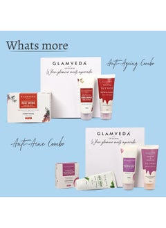 Glamveda Korean Glass Skin Rice & Ceramide Face Serum & Moisturizer Combo For Dry & Sensitive Skin Types  - Image 5