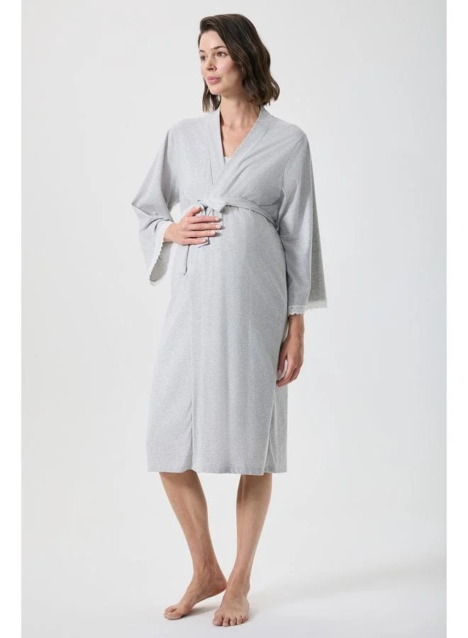 Penye Mood 100% cotton maternity nightgown