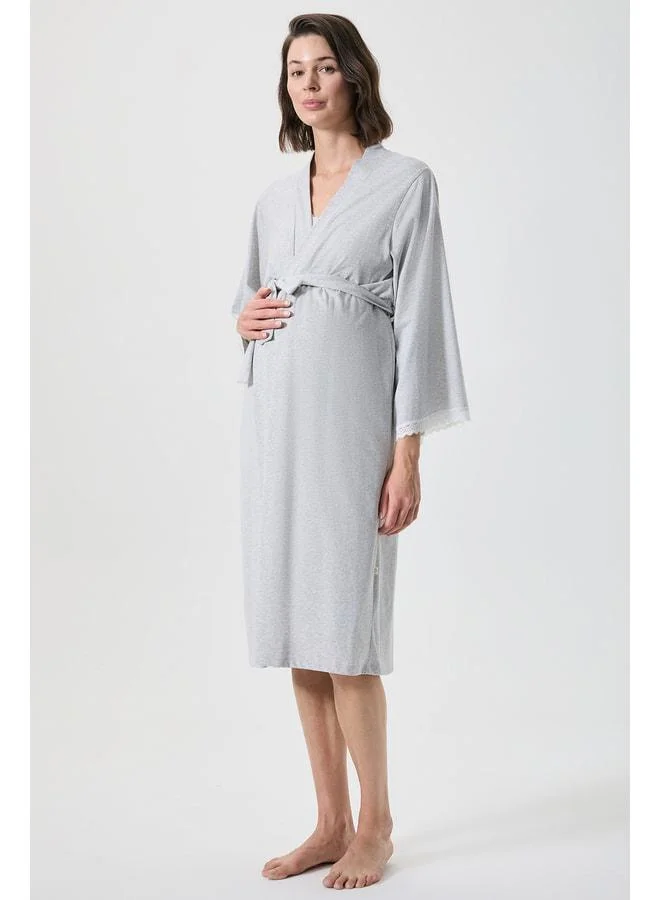 Penye Mood 100% cotton maternity nightgown