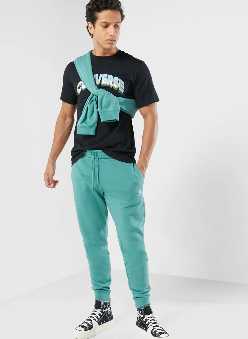 CONVERSE Classic Fit Wearers Embellished Fleece Sweatpants